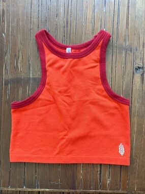 FP movement Bright Orange Tank with Red Trim